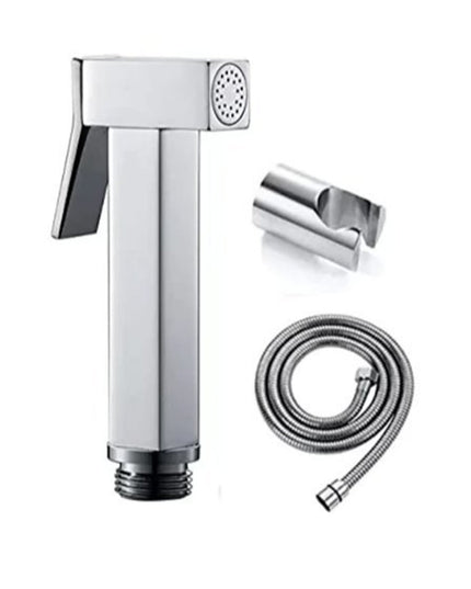Duș Igienic Manual din Metal – Finisaj Cromat, Design Pătrat Modern, vst106