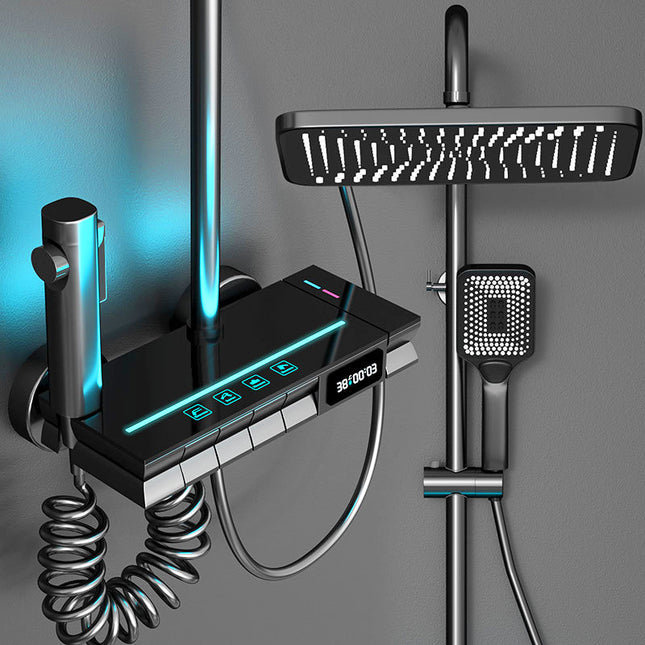 Set de Duș SmartLux Black - Cu Afișaj Digital și Funcție Termostatică