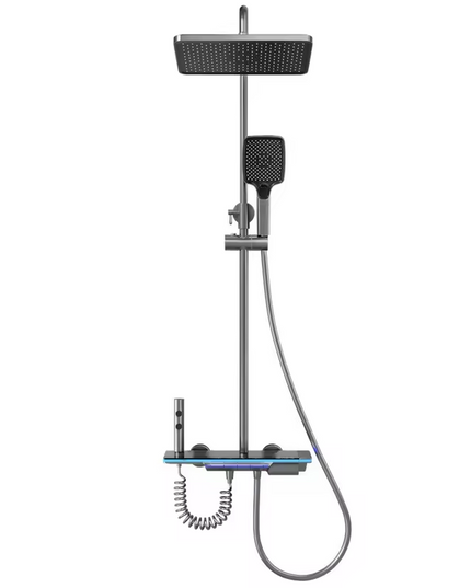 Coloană de Duș AquaVision – Afișaj LED, Termostat și Funcții Multiplu Personalizabile, BSL8