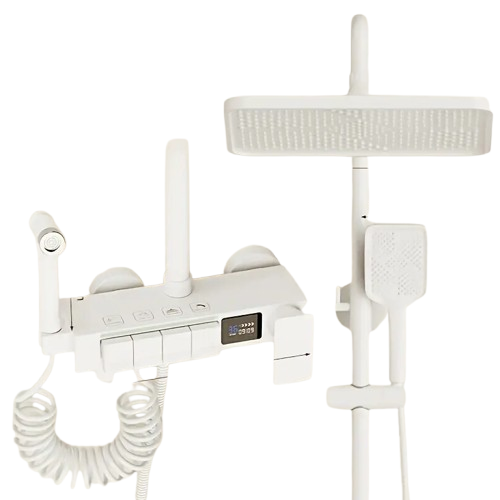 Duș Set WhiteFlow – Afișaj Temperatură & LED, VST87