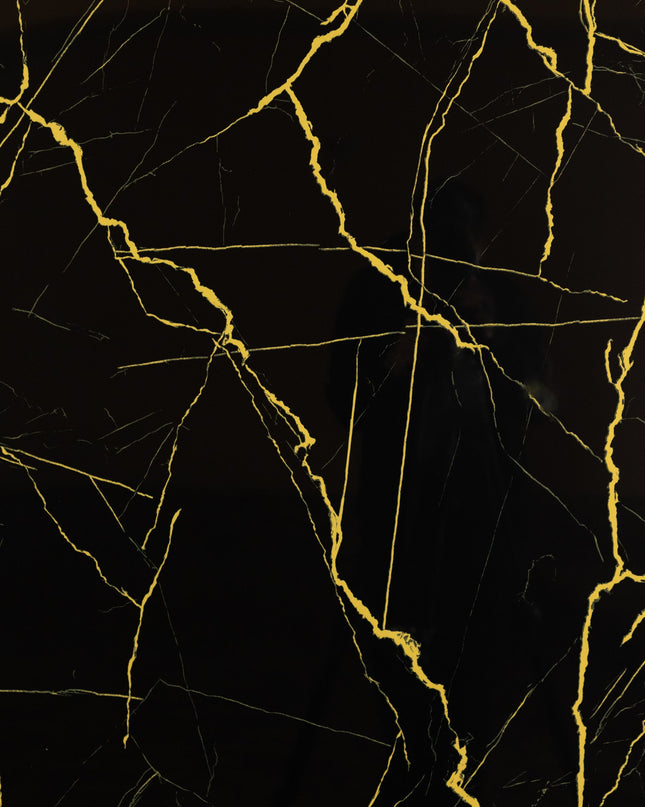 Placa Marble PVC Negru Cu Auriu murmolux 8044-1