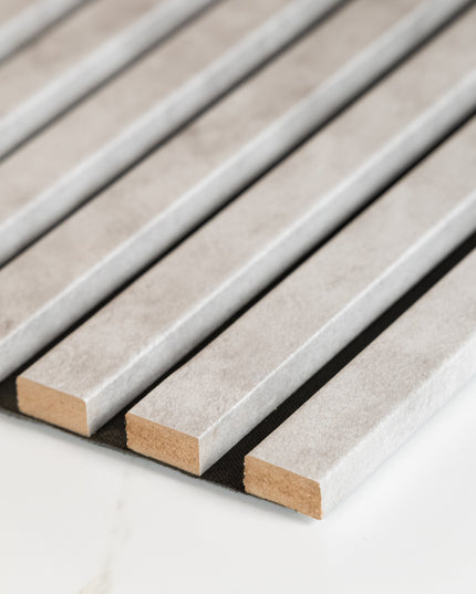 Riflaj Acustic Modern din Lemn –  Stone Grey