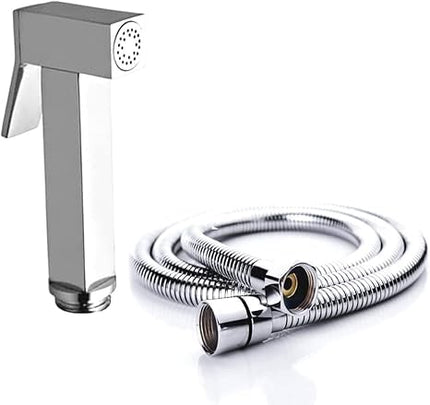 Duș Igienic Manual din Metal – Finisaj Cromat, Design Pătrat Modern, vst106