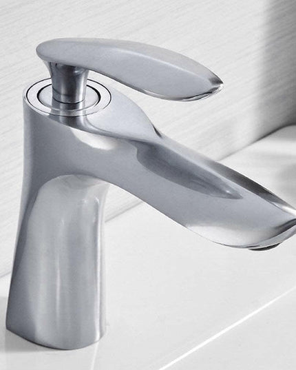 Baterie pentru Lavoar, Finisaj Argintiu, Design Modern VST42