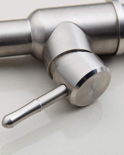 Robinet Bucătărie, Finisaj Periat Argintiu, Rotire 360°, 2 Tipuri de Spout, Design Modern, Material de Înaltă Calitate VST71
