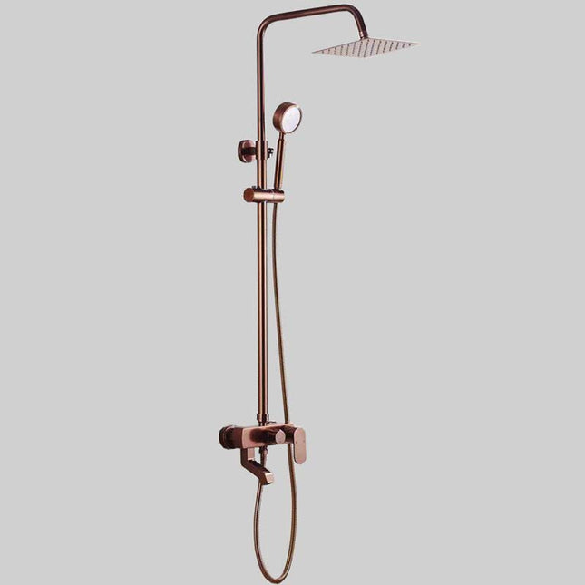 Set Duș Rose Gold – Design Simplu și Elegant pentru Baie Modernă, Vst103