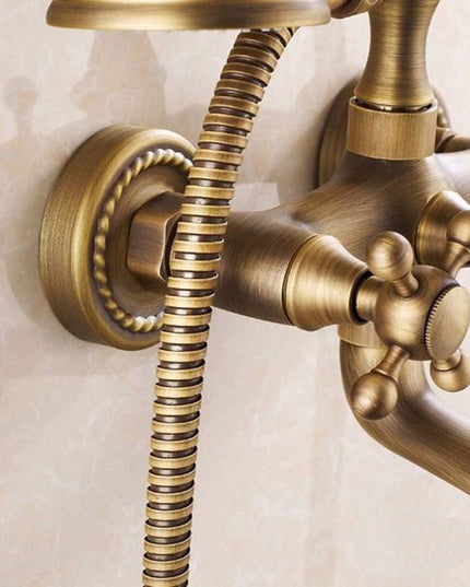 Set de Duș Premium, Duș de Mână, Termostat Incorporat, Finisaj Auriu, VST68