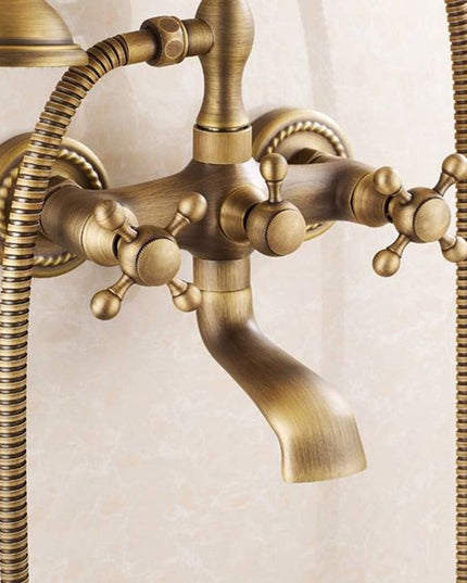 Set de Duș Premium, Duș de Mână, Termostat Incorporat, Finisaj Auriu, VST68