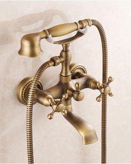 Set de Duș Premium, Duș de Mână, Termostat Incorporat, Finisaj Auriu, VST68