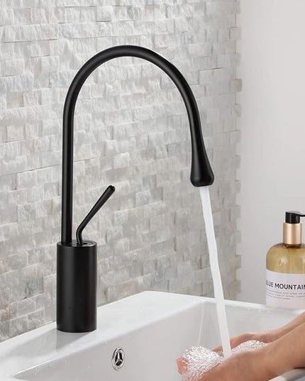 Baterie de Bucătărie Neagră, Design Modern și Durabil, VST49