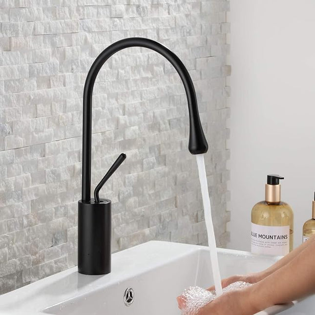 Baterie de Bucătărie Neagră, Design Modern și Durabil, VST49
