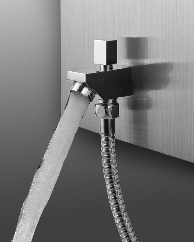 Panou Duș Vantory cu Efect de Ploaie și Cascadă – Oțel Inoxidabil Multifuncțional