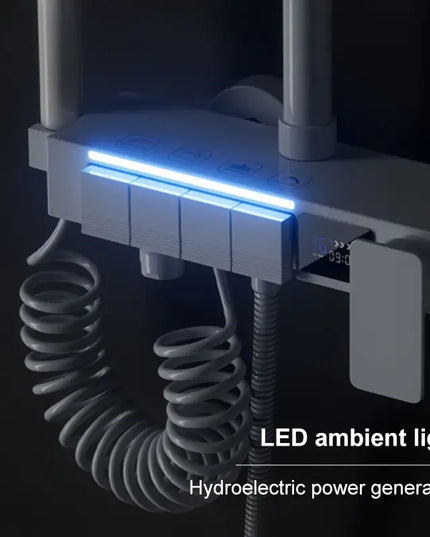 Duș Set WhiteFlow – Afișaj Temperatură & LED, VST87