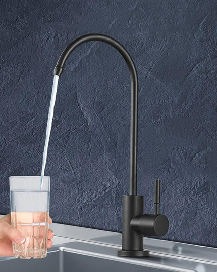 Robinet Bucătărie Negru Mat, Design Modern, robinet pentru apa filtrata, VST3