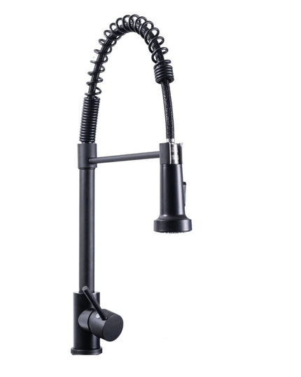 Baterie Chiuvetă Bucătărie cu Rotire 360° și 2 Moduri de Jet Ajustabile, Negru, VST65