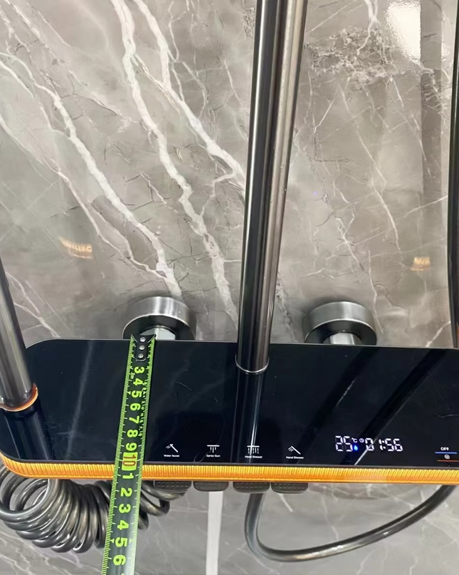 Sistem de duş „Tropic Rain” cu iluminare ambient şi indicator digital de temperatură, MTZ6