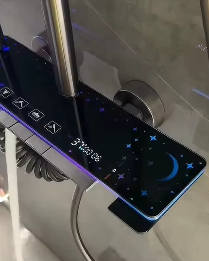 Set de duș Galaxy – cu efect LED, Display si 4 functii de spalare, MTZ4