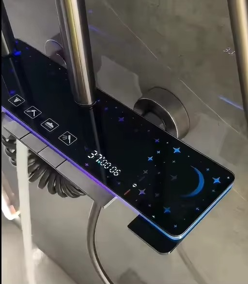 Set de duș Galaxy – cu efect LED, Display si 4 functii de spalare, MTZ4