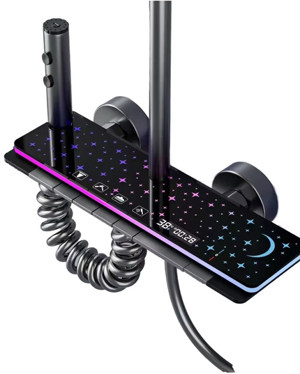 Set de duș Galaxy – cu efect LED, Display si 4 functii de spalare, MTZ4