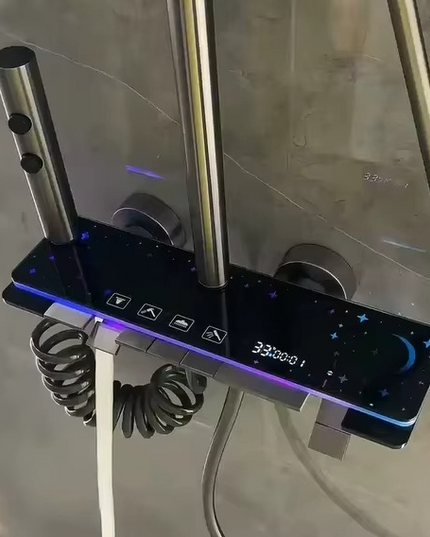 Set de duș Galaxy – cu efect LED, Display si 4 functii de spalare, MTZ4