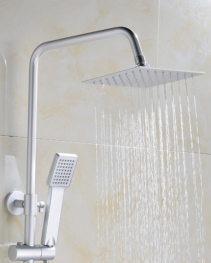 Set de Baterie de Perete cu Duș Rainfall, Design , alb mat, VST100