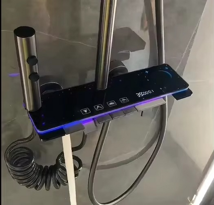 Set de duș Galaxy – cu efect LED, Display si 4 functii de spalare, MTZ4