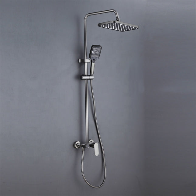 Baterie Baie Gri Antracit – Design Modern, Monocomandă Elegantă, Vst94