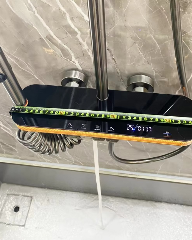 Sistem de duş „Tropic Rain” cu iluminare ambient şi indicator digital de temperatură, MTZ6