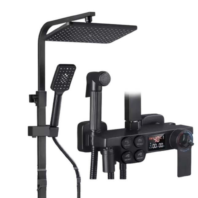 Set termostatic de duș cu 4functii și afișaj digital, BSL2