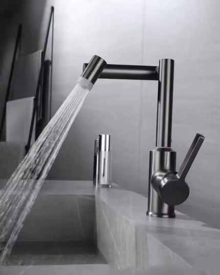 Baterie Baie/Bucătărie Rotativă cu Design Universal, Robinet de Lavoar Modern, VST127