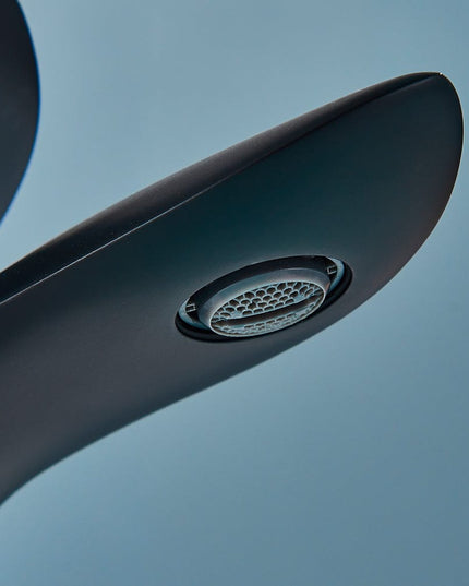 Baterie Baie Negru Mat pentru Lavoar, 20 cm, VST31