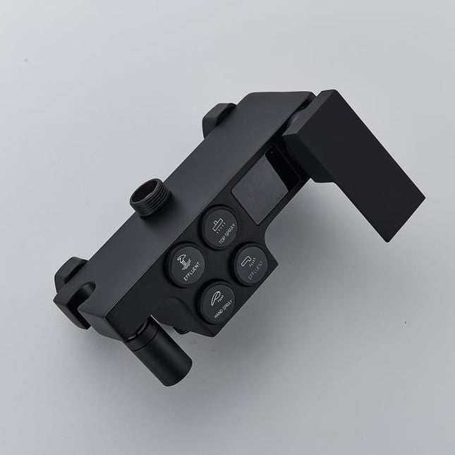 Coloana de duș multifuncțional cu termostat și LED, Nrgru Mat, BSL2-2