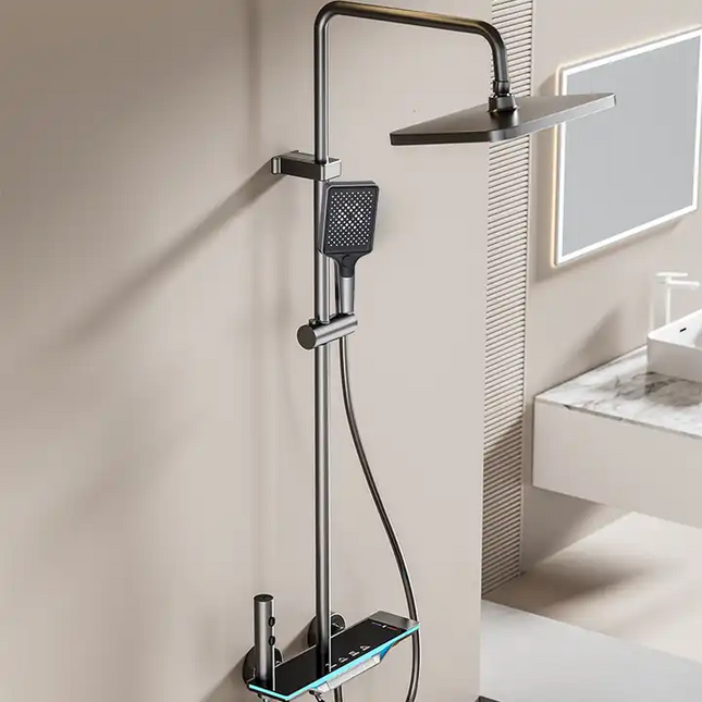 Coloană de Duș AquaVision – Afișaj LED, Termostat și Funcții Multiplu Personalizabile, BSL8