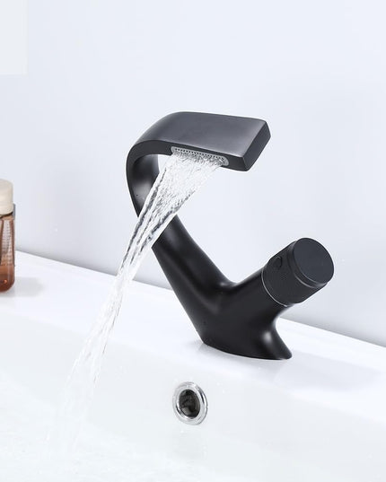 Baterie Lavoar Negru Mat – Design Modern, Cartuș Ceramic, VST25