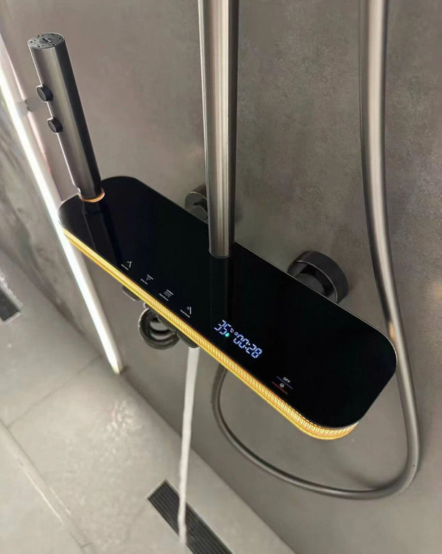 Sistem de duş „Tropic Rain” cu iluminare ambient şi indicator digital de temperatură, MTZ6