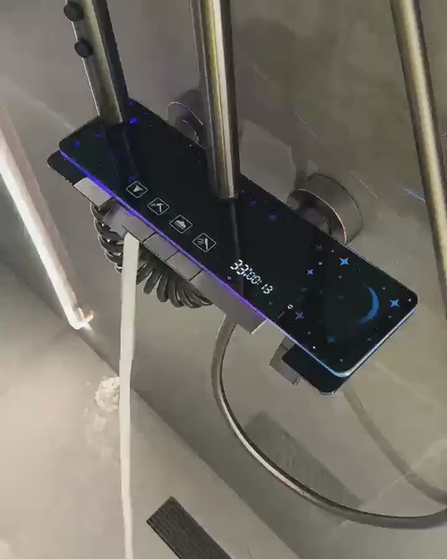 Set de duș Galaxy – cu efect LED, Display si 4 functii de spalare, MTZ4