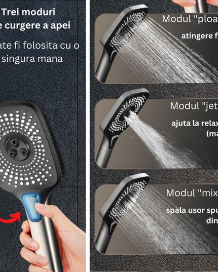 Set de Duș AquaElegance – Afișaj Digital și Funcții Multiple pentru Confortul Zilnic