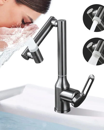 Baterie Baie/Bucătărie Rotativă cu Design Universal, Robinet de Lavoar Modern, VST127