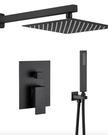 Sistem de Duș Negru Mat, incorporat/incastrat – Model FS-009