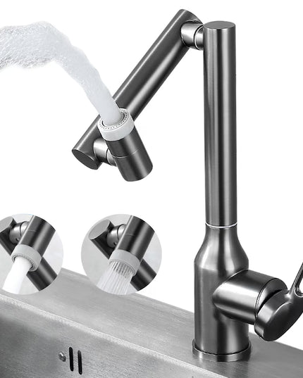 Baterie Baie/Bucătărie Rotativă cu Design Universal, Robinet de Lavoar Modern, VST127