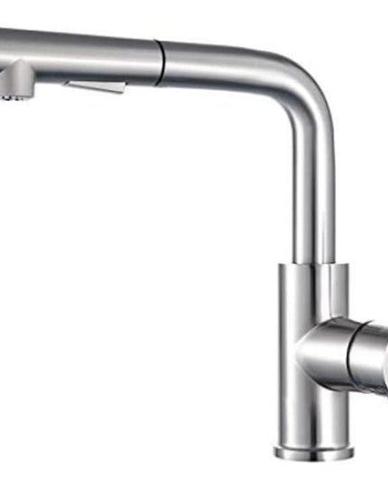 Baterie Bucătărie Extensibilă Rotativă 360° cu 2 Tipuri de Jet, Argintie – Design Modern și Practic, VST30