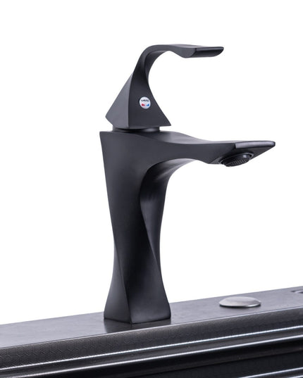 Baterie Lavoar Negru Mat - Design Modern și Elegant, VST1