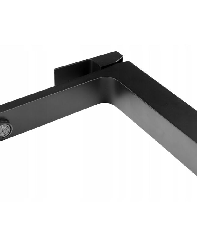 Baterie Lavoar Neagră Mată 30 cm – Design Minimalist, Montaj Pe Blat, Jet Precis, VST16