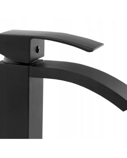Baterie Lavoar Baie Lotus Black, Negru, Înălțime 30 cm, VST17