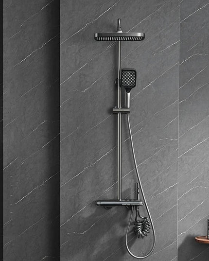 Coloană de Duș RainGlow – Afișaj Digital și LED-uri pentru O Experiență Premium